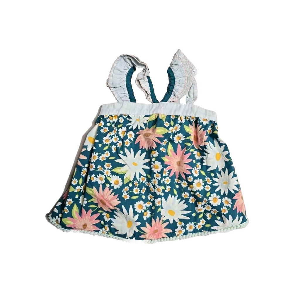 MATILDA JANE Floral Ruffle Pontoon Tunic‎ Top Size 2 Years